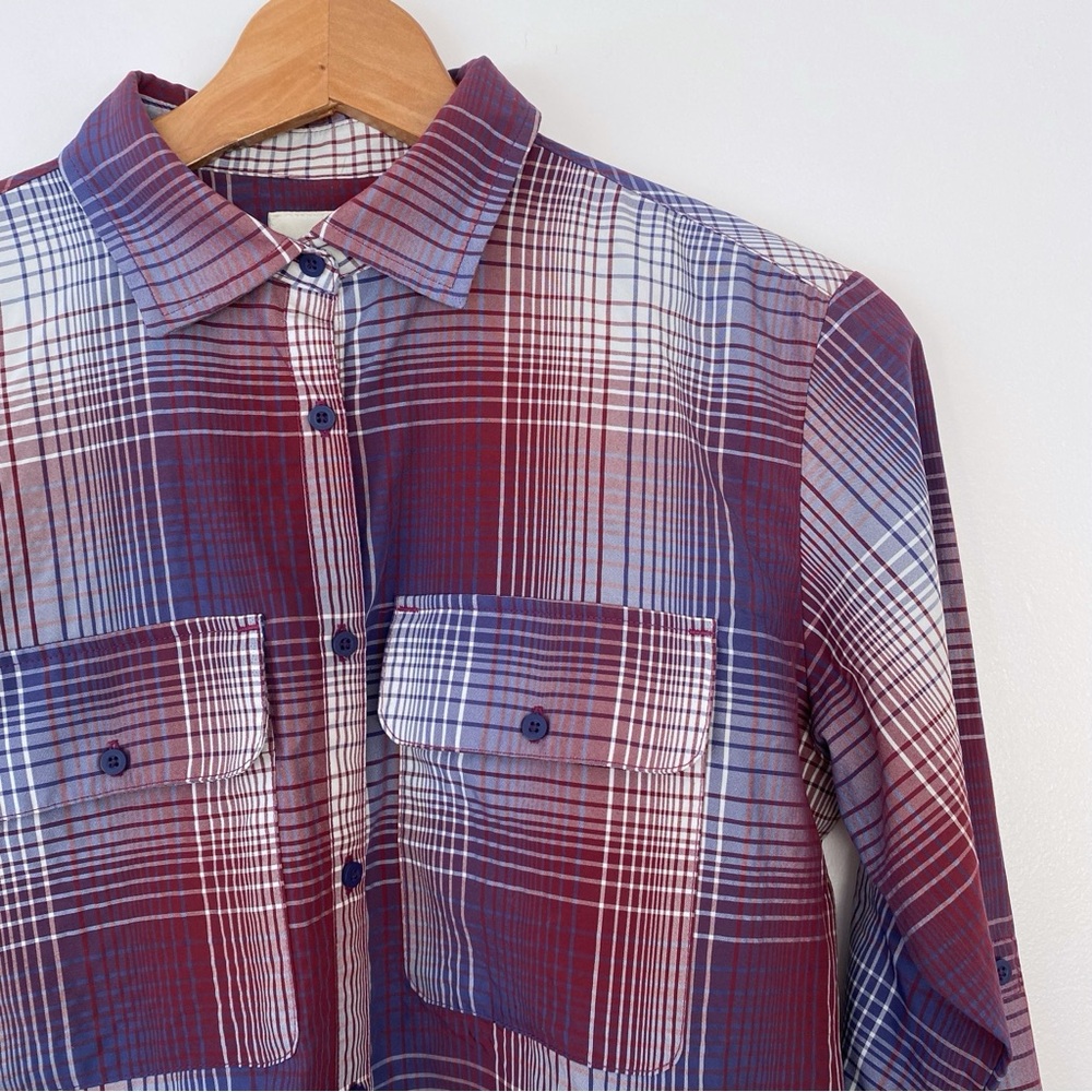 MEC - Mountain Equipment Plaid Button Up Shirt